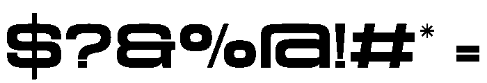Baserona Regular Font OTHER CHARS