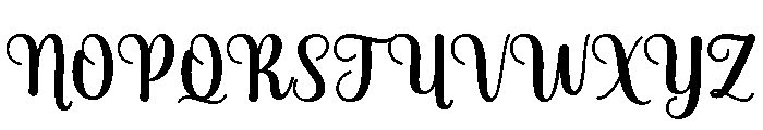 Basethink Font UPPERCASE