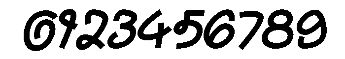 Bashmie Oblique Font OTHER CHARS