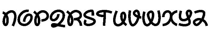 Bashmie Regular Font UPPERCASE