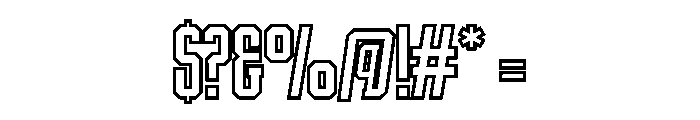 Basket Sport Outline Font OTHER CHARS