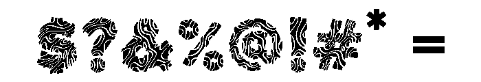 Basquiat Flux Font OTHER CHARS
