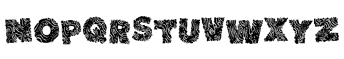 Basquiat Flux Font UPPERCASE