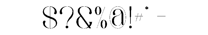 Basse Font OTHER CHARS