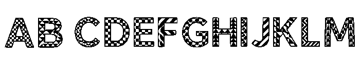 Bastarda Regular Font UPPERCASE