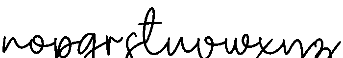 Bastelle Font LOWERCASE
