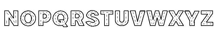 Basting stitch Font UPPERCASE