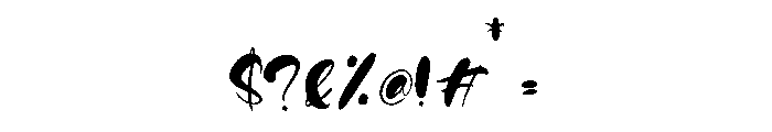 Bastonia Regular Font OTHER CHARS