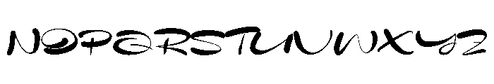 Bastonia Regular Font UPPERCASE