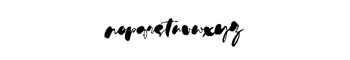 Bastonia Regular Font LOWERCASE