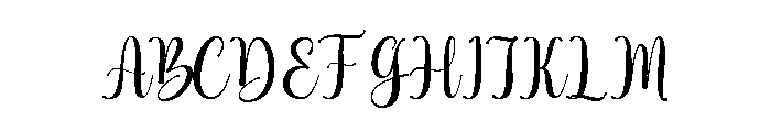 Bastonia Font UPPERCASE