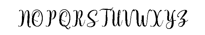 Bastonia Font UPPERCASE