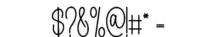Bat Candy Font OTHER CHARS