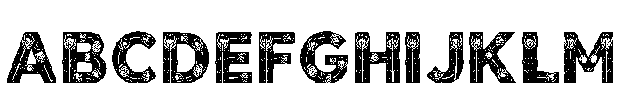 Bat Regular Font UPPERCASE