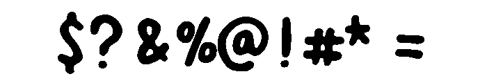 Batagor Marker Regular Font OTHER CHARS