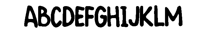 Batagor Marker Regular Font UPPERCASE