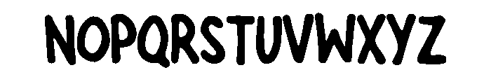 Batagor Marker Regular Font UPPERCASE