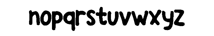 Batagor Marker Regular Font LOWERCASE