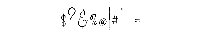 Batavia Symphony Font OTHER CHARS