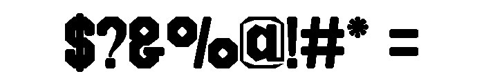 Bateë Regular Font OTHER CHARS