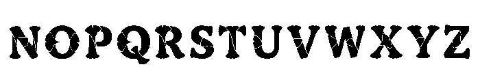 Bates Regular Font LOWERCASE