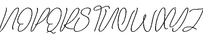 Batgirl Font UPPERCASE