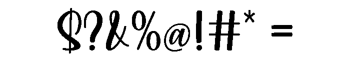 Bathika Font OTHER CHARS