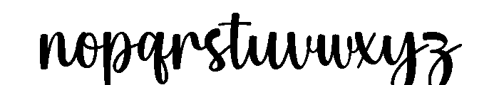 Bathika Font LOWERCASE