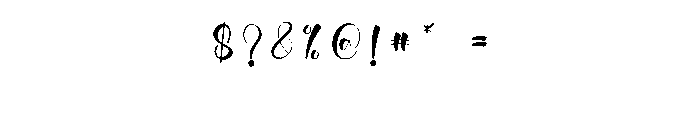 Bathine3 Font OTHER CHARS