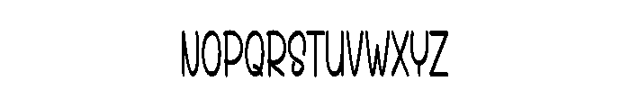 Bathire Font LOWERCASE