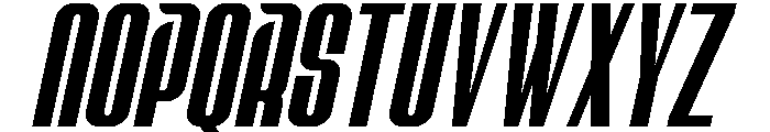 Battdoor Italic Font UPPERCASE