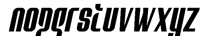 Battdoor Italic Font LOWERCASE