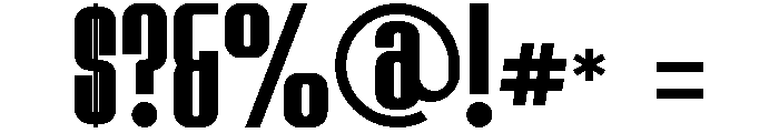 Battdoor Font OTHER CHARS