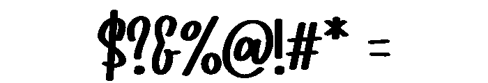 Batter fly Font OTHER CHARS