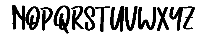 Batter fly Font UPPERCASE