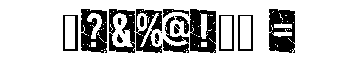 Battle Regular Font OTHER CHARS