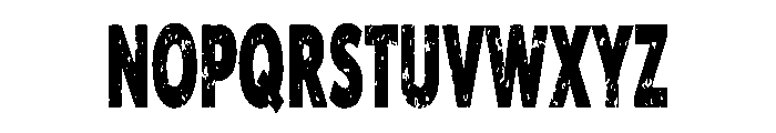 Battle Worn Font UPPERCASE