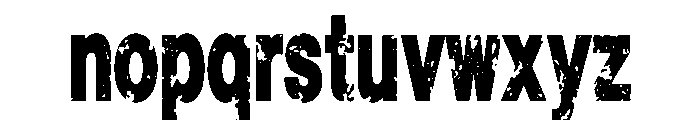 Battle Worn Font LOWERCASE