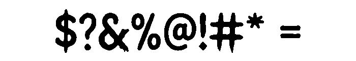 Batvora Regular Font OTHER CHARS