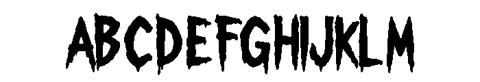 Batvora Regular Font UPPERCASE