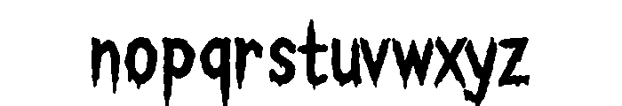 Batvora Regular Font LOWERCASE