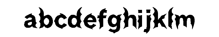 Batwing Gothic Regular FONT