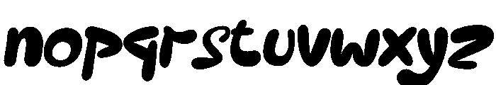 Batzby Font LOWERCASE