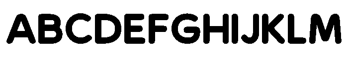 Baugy Regular Font UPPERCASE