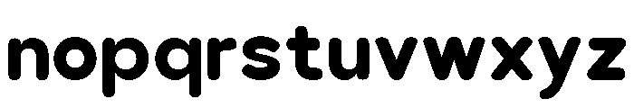 Baugy Regular Font LOWERCASE