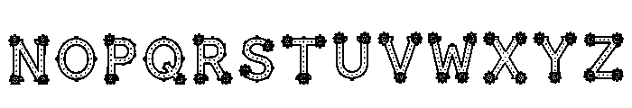 Bauhi Regular Font LOWERCASE