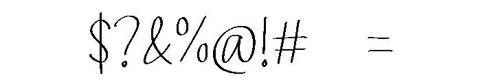 Bauhinia Font OTHER CHARS
