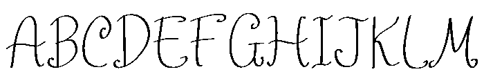 Bauhinia Font UPPERCASE