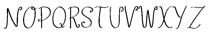 Bauhinia Font UPPERCASE