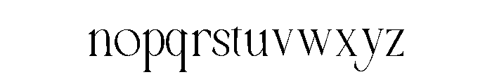 Baulgante-Regular Font LOWERCASE